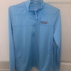 Vineyard Vines "The Shep" Blue Striped Pullover Barely Worn